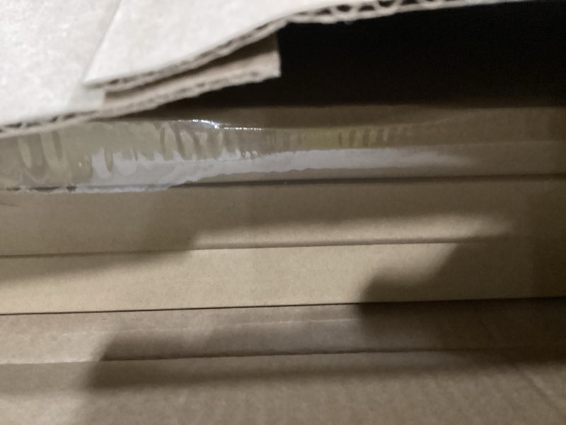 Condition photo showing Good Condition for myusuar 3 Piece Large Abstract Framed Wall Art For Living Room, Smoke Texture Ink Beige White Canvas Wall Art Modern Minimalist Art Prints Wall Décor For Bedroom Office 24x36in Beige White Framed 24x36in