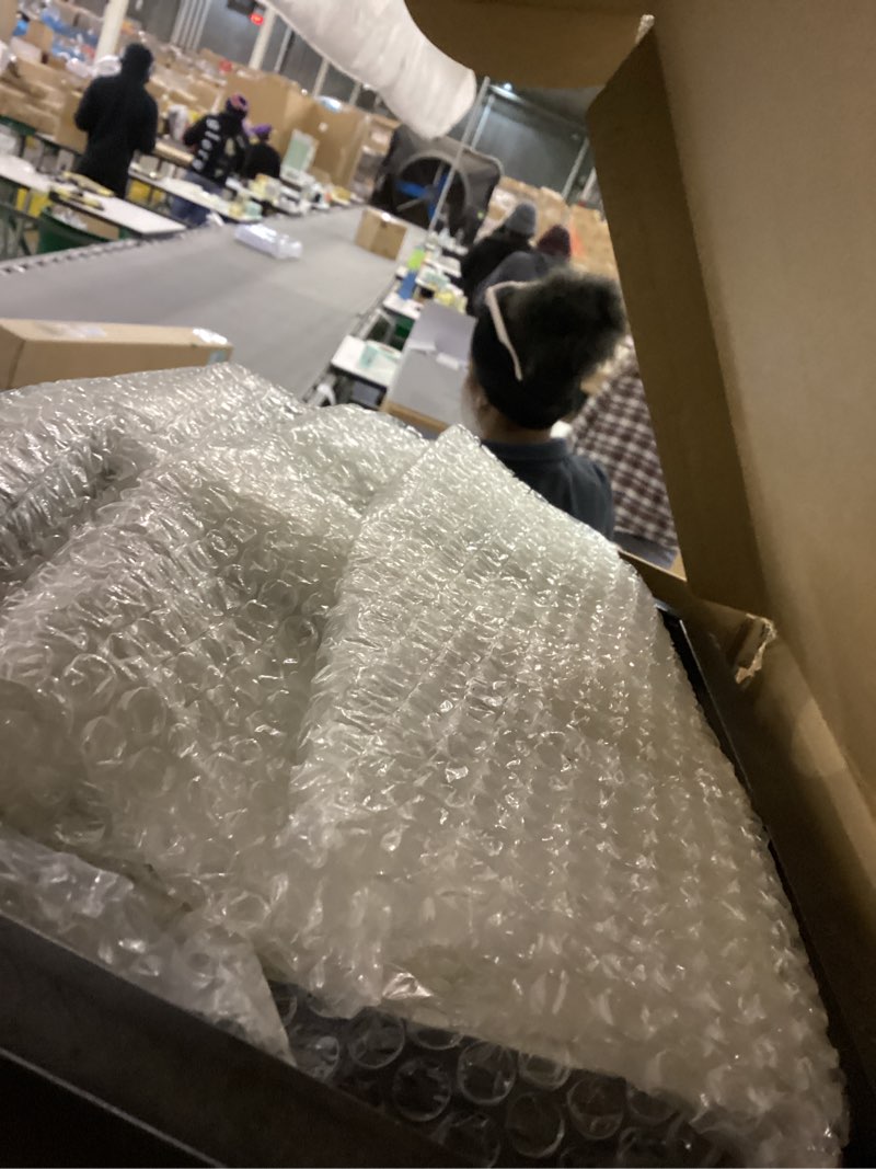 Condition photo showing As Is for Fomcet 8FT x 8FT Backdrop Stand Heavy Duty with Base, Black Portable Adjustable Pipe and Drape Backdrop Stand Kit, Square Metal Arch Party Frame for Wedding Birthday Parties Banquet Decorations 8 x 8 FT(HxW) Black