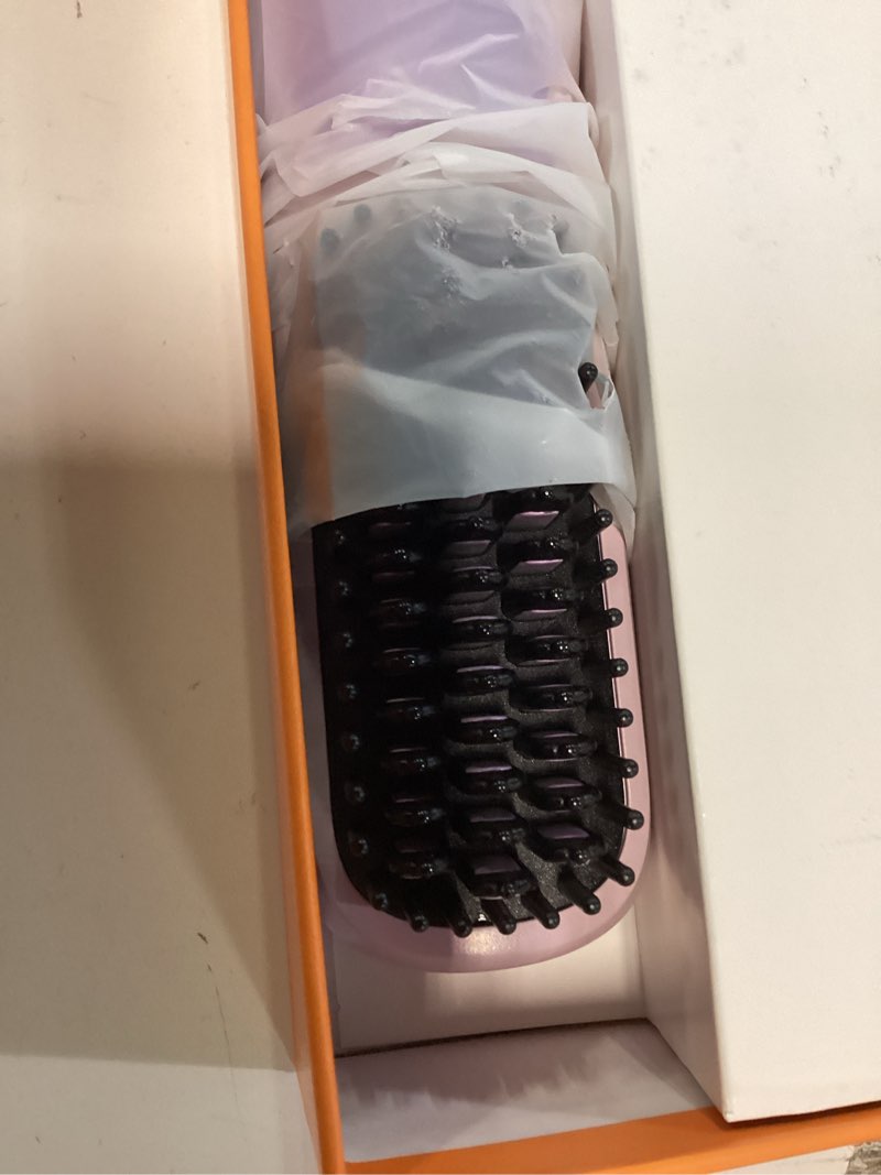 Condition photo showing Good Condition for go brush pro 2026, portable straightener brushs for travel, with lcd temperature display, fast heating cordless mini hair brushs (purple)