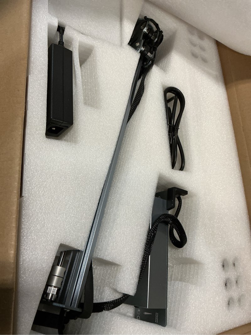 Condition photo showing Good Condition for creality 10w laser engraver, falcon pro with 3-in-1 laser for wood engraving, 72000mw efficient laser engraving machine fit, for wood, metal, paper, acrylic, leather, glass tumbler ring, 17" x 16" falcon pro-10w with rotary roller kit