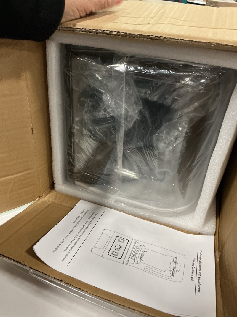 Condition photo showing Good Condition for Professional Commercial Quiet Blender, Quiet Shield Blender for Shakes and Smoothies,Noise Reduction blender with Shield Quiet Sound Enclosure