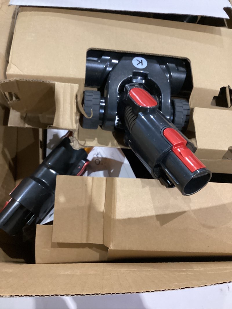 Condition photo showing As Is for Cordless Stick Vacuum Cleaner: 550W 50KPA 45Mins with Powerful Suction, Self-Standing Lightweight Wireless Rechargeable Handheld Vacuum with Touch Screen for Home Pet Hair/Carpets/Floors