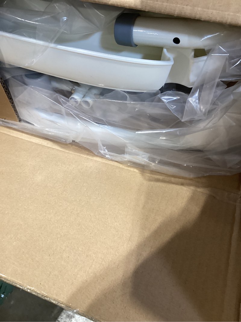 Condition photo showing New/Like New for baby bathtub with foldable changing table, standing infant bath tub for newborn toddler shower, portable diaper changing station with stand large