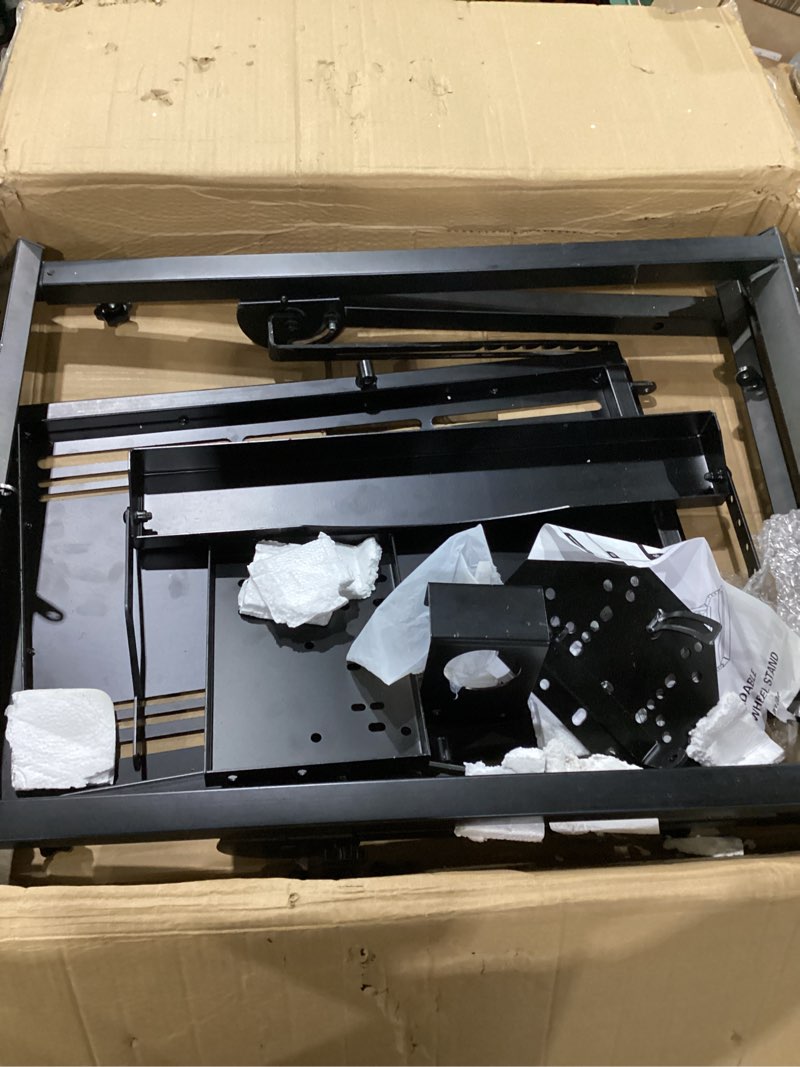 Condition photo showing Good Condition for lgib foldable sim racing wheel stand with seat slot, fully adjustable racing simulator cockpit, supports shifter & handbrake, compatible with logitech, thrustmaster, moza for ps5, ps4, xbox & pc