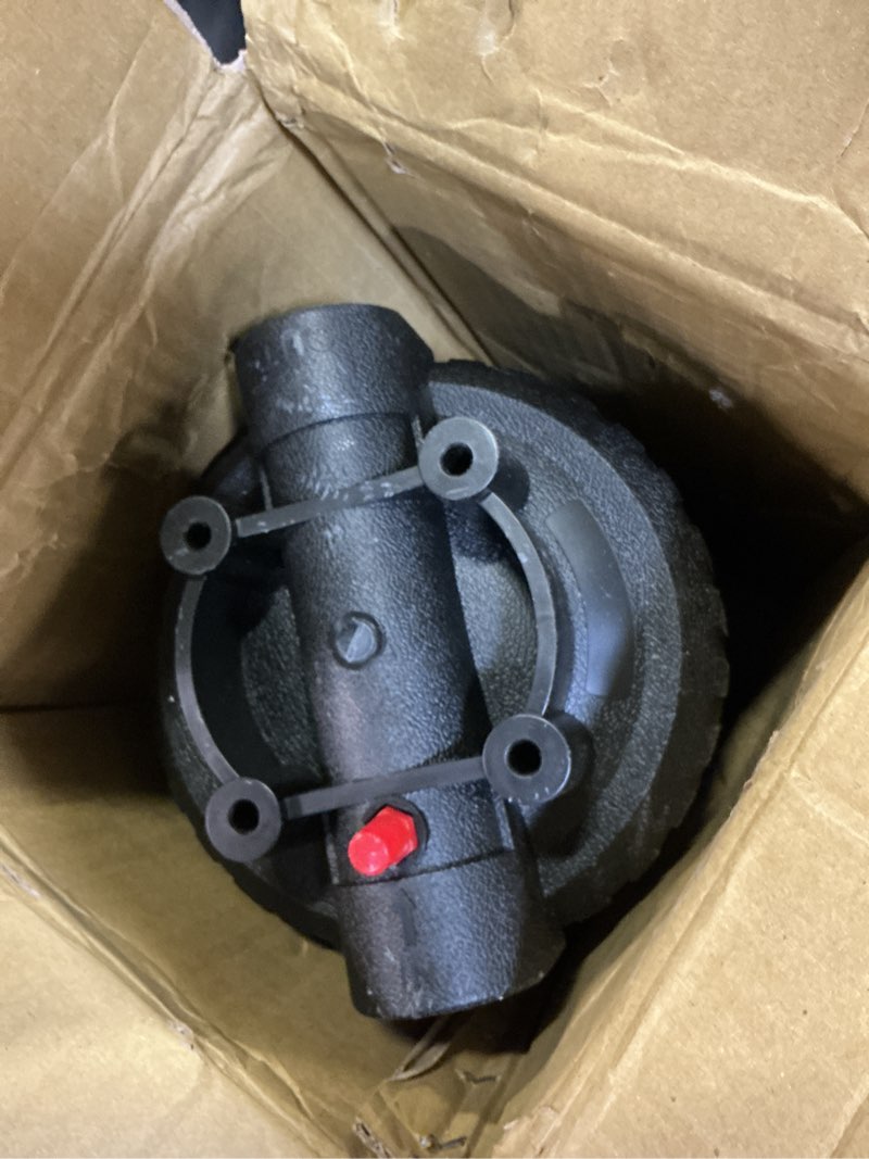 Condition photo showing As Is for ispring hb28b whole house water filter housing, 20" x 4.5" universal housing for whole home water filtration w/ 1" npt ports pre-filtration system 20'' water filter housing