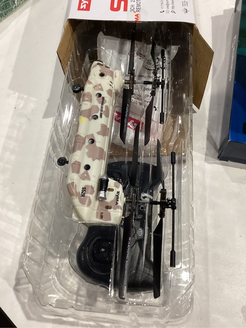 Condition photo showing Good Condition for SYMA Remote Control Helicopter, S52H Military Transport RC Helicopter with Altitude Hold, One Key take Off/Landing, LED Light, Low Battery Reminder, Army Toys for Kids and Military Fans RC Chinook