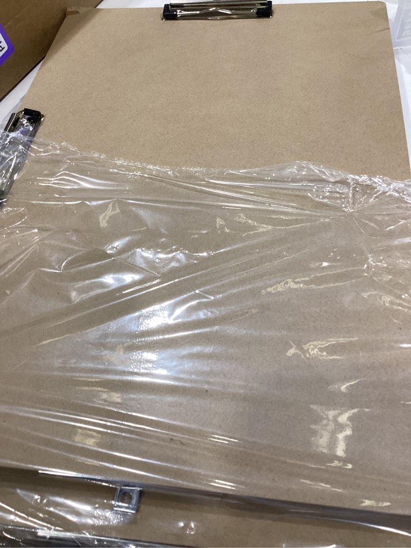 Condition photo showing As Is for acocony 11x17 clipboard double clip hardboard extra large clipboard low profile clip 11 x 17 clipping board mdf materials pack of 1 1 pack