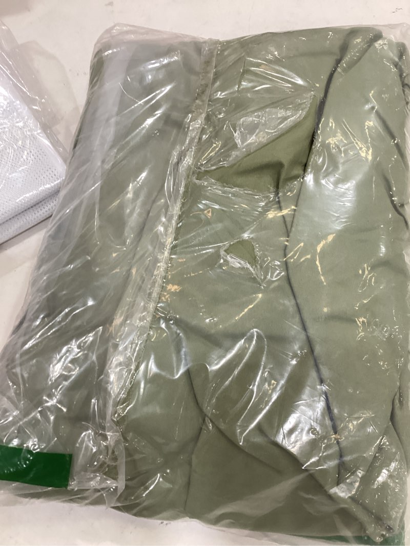Condition photo showing New/Like New for twin size 3 piece sheet set - breathable & cooling sheets - sage green | hotel luxury bed sheets for women & men, deep pockets, easy-fit, extra soft and wrinkle free sheets, oeko-tex bed sheet set 15 - sage green twin