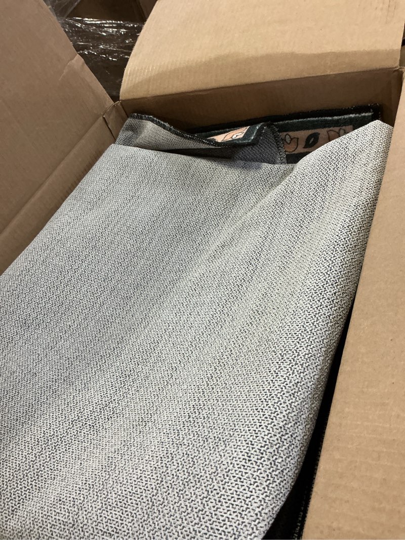 Condition photo showing Good Condition for Rugflix 5x7 Area Rug for Living Room, Vintage Washable Area Rug Non Slip Backing Low Pile, Floral Soft Foldable Carpet for Bedroom Dining Room, Blue Blue/Black 5' x 7' (Rectangular)