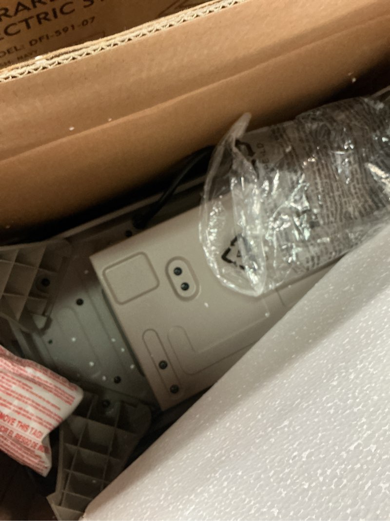 Condition photo showing Good Condition for duraflame Infrared Quartz Electric Fireplace Stove Heater french grey