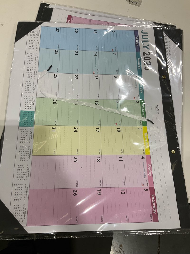 Condition photo showing New/Like New for Desk Calendar 2026 Large 22" x17", AgePlace Wall Calendar 2025-2026 Covers July 2025 - December 2026, Office Supplies Desktop Monthly Calendar for Home Classroom School & Office Or teacher Gifts LG-OSF