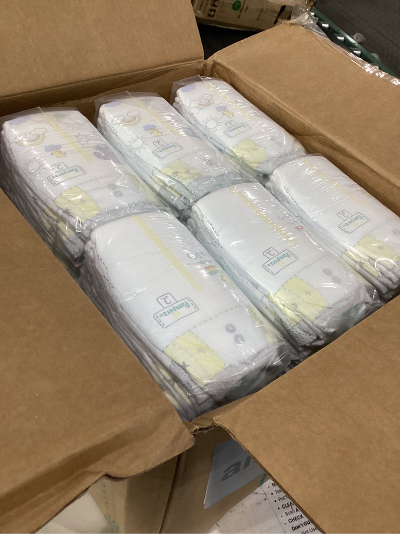 Condition photo showing Good Condition for pampers swaddlers diapers, size 2 (10-22 lbs), 186 count, absorbent, keeps baby dry and comfortable, skin safe disposable baby diaper (packaging may vary) size 2 186