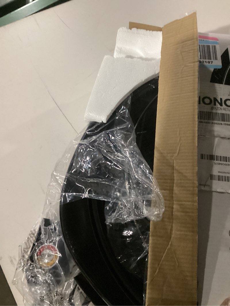 Condition photo showing Good Condition for Elite Gourmet EMG-980B Smokeless Electric Tabletop Grill Nonstick, 6-Serving, Dishwasher Safe Removable Grilling Plate, Grill Indoor, Tempered Glass Lid, Adjustable Temperature, 14" Black