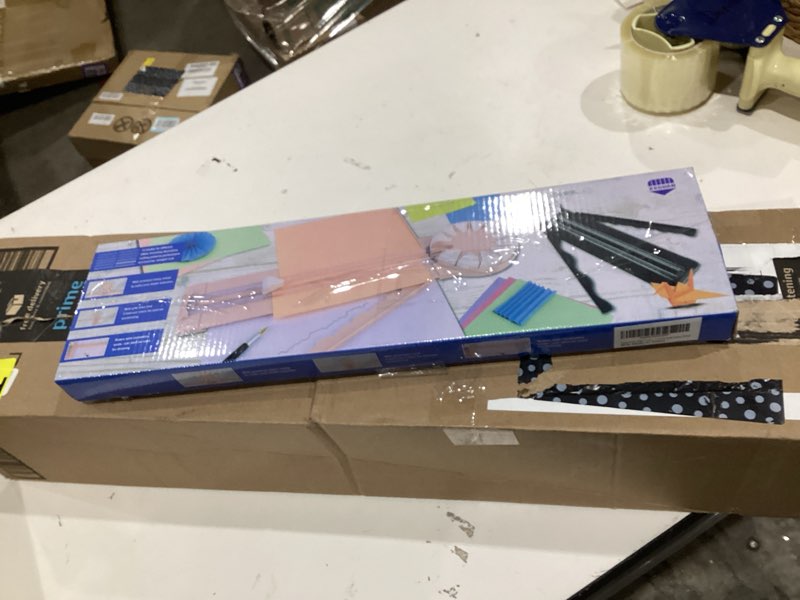 Condition photo showing As Is for paper craft edge cutter, 12 in 1 paper cutter, rolling paper cutter with 12 cutting types, multifunctional paper cutter machine with measurements for scrapbooking (pink)