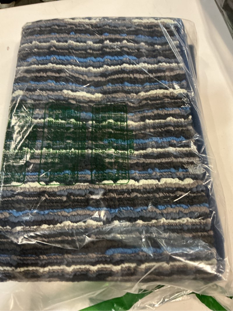 Condition photo showing Good Condition for kitchen rugs sets of 2-non slip kitchen mats for floor-thick stain resistant vintage kitchen floor mat runner carpet for hallways entryway laundry room washable?navy blue 22"x59"+20"x32"?