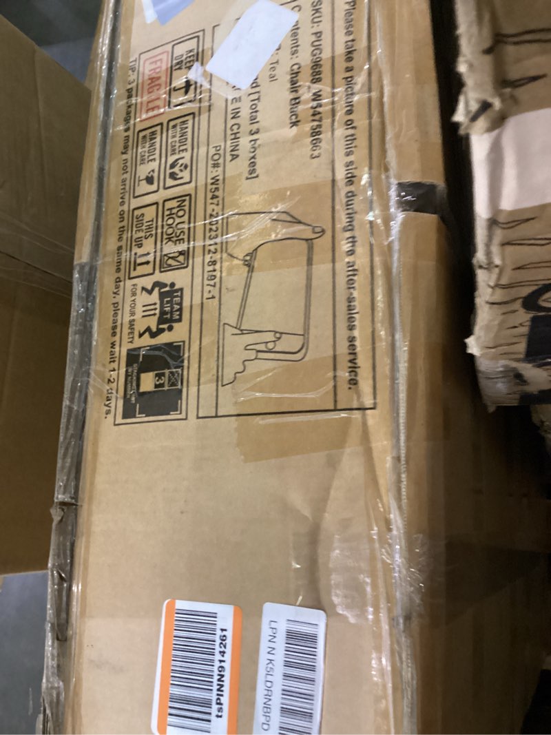 Condition photo showing As Is for Oversized Recliner Chairs for Big and Tall 400 LBS, 25.5" Extra Wide Electric Lift Chair with Massage and Heat, Large Power Recliners for Living Room, Home Theater, Wall Hunger, Dark Green