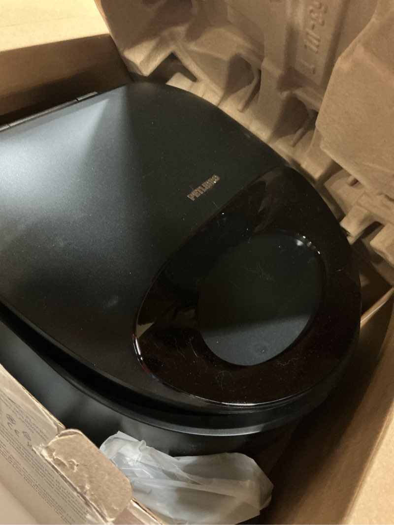 Condition photo showing As Is for petlibro automatic cat feeder wet food with stainless steel bowl, refrigerated auto cat feeder with semiconductor cooling, 3 fresh meals for 3 days, app-controlled pet food dispenser, easy to clean black feeder