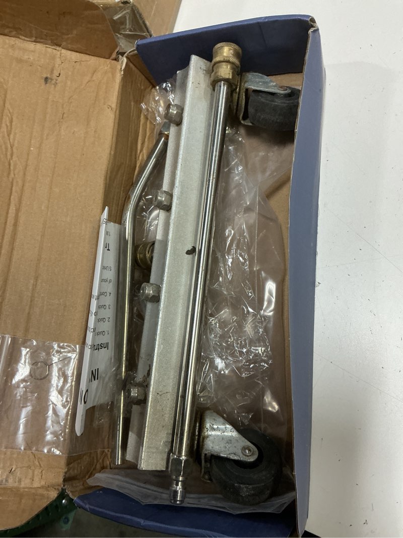 Condition photo showing As Is for m mingle pressure washer undercarriage cleaner, under car wash, with 45 degree angled wand 13 inch