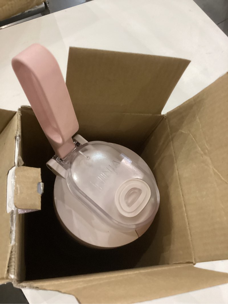 Condition photo showing As Is for Ninja Blast Max, Portable Blender + Twist & Go, Personal Smoothie, Blend, Ice Crush, 3 Programs, Cordless, 22 oz removable Vessel, Dishwasher Safe, Leakproof, Pink, BC251PK