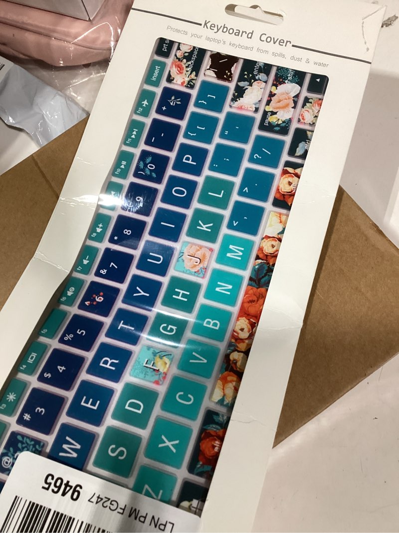 Condition photo showing Good Condition for Similar product not like stock photoKeyboard Cover for 2025 Dell Pro 14/14 Plus/14 Max PC14250 PC14255 PB14250 PB14255 MC14250 MC14255 14'' (NOT FIT Dell Pro 14 PA14250) US Keyboard Skin-Colorful