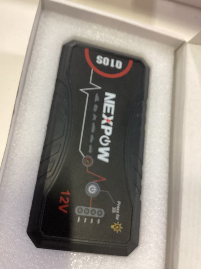 Condition photo showing Good Condition for nexpow car jump starter 2026 upgraded car battery jump starter pack 3000a peak for up to 9.0l gas and 7.0l diesel engine 12v auto battery starter jumper cables portable lithium jump box with usb qc3.0