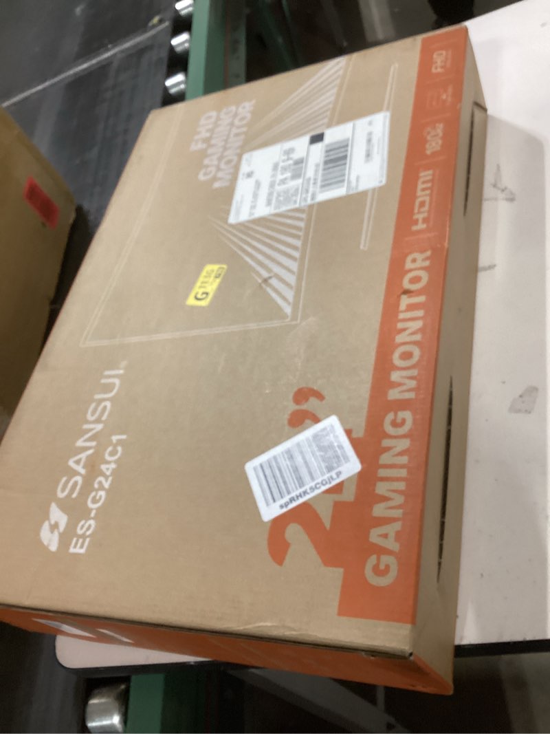 Condition photo showing New/Like New for SANSUI 24 Inch Gaming Monitor 200Hz 180Hz 1Ms FreeSync HDR 110% sRGB FHD 1080P Computer Monitor HDMI DP Ports Eye Care Frameless VESA Mount Cable Management (ES-G24F4L HDMI Cable Included) 24 Inch 200Hz Gaming 24 Inch 200Hz Gaming