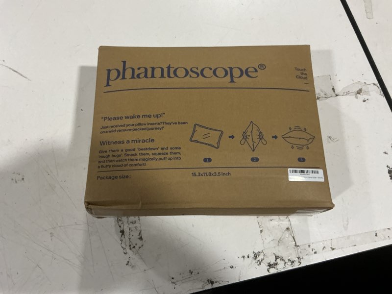 Condition photo showing New/Like New for phantoscope 18 x 18 pillow inserts - pack of 4 outdoor water resistant throw pillow inserts hypoallergenic square decorative couch sham cushion stuffer - 18 inches 18x18 inch 4