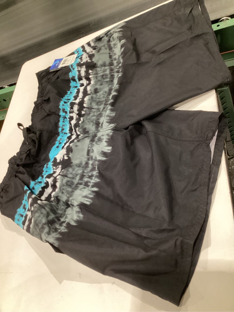 Condition photo showing item condition for Kanu Surf Infinite Mens Swim Trunks Quick-Dry Bathing Suit Men, 9-inch Inseam (Regular & Extended Sizes) 5X Prism Black/Grey