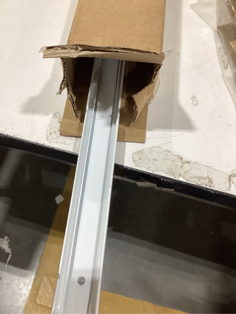 Condition photo showing New/Like New for Bifold Door Hardware with Track, 36-Inch Bi-fold Closet Door Track Kit, Uninterrupted Steel Track, Quiet Operation, Included Track, Hinge, All Pin, Door Stop, Bottom Bracket, Knobs and Screws 36 Inch