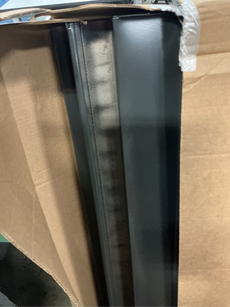 Condition photo showing As Is for  ives 8400 series heavy-duty plastic kick plate - p-blk black