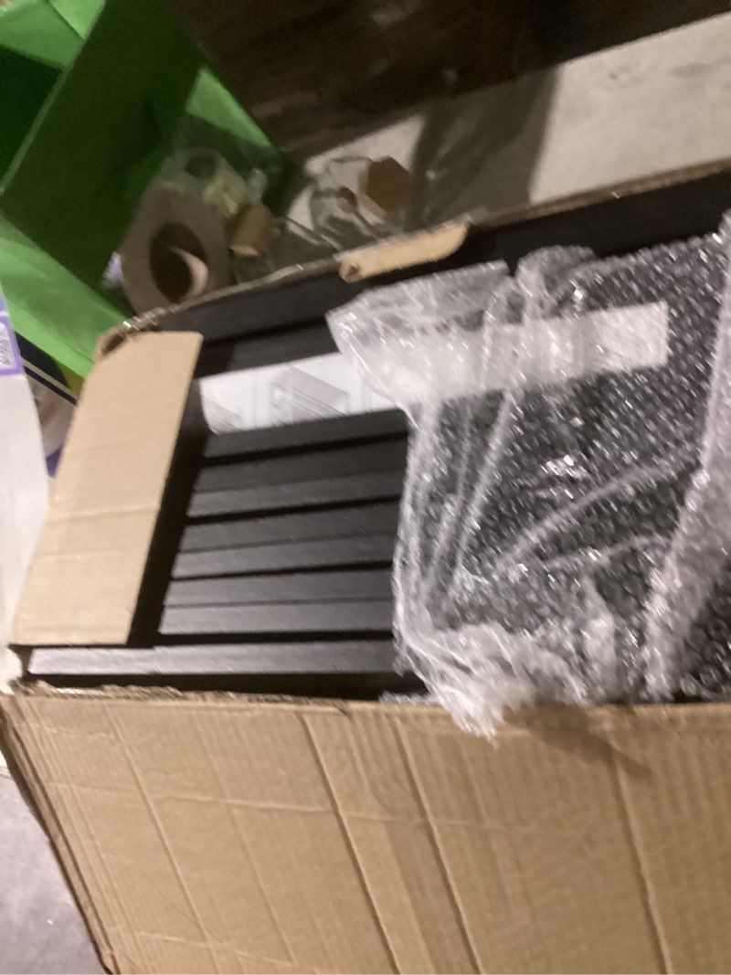 Condition photo showing As Is for kitsure bamboo wooden shoe rack for closet - stackable shoe organizer with modular structure, space-saving shoe shelf for entryway, living room, bedroom, 26.8" x 11" x 31.5", natural nature 26.8" x 11" x 31.5"