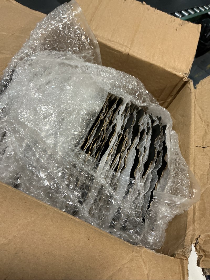 Condition photo showing Good Condition for gold charger plates bulk 100pcs, 13" gold reef chargers for wedding | reinforced pp plastic, shatterproof, colorfast gold, reusable & easy-clean, charger plates bulk, wedding, banquet & christmas gold100pcs