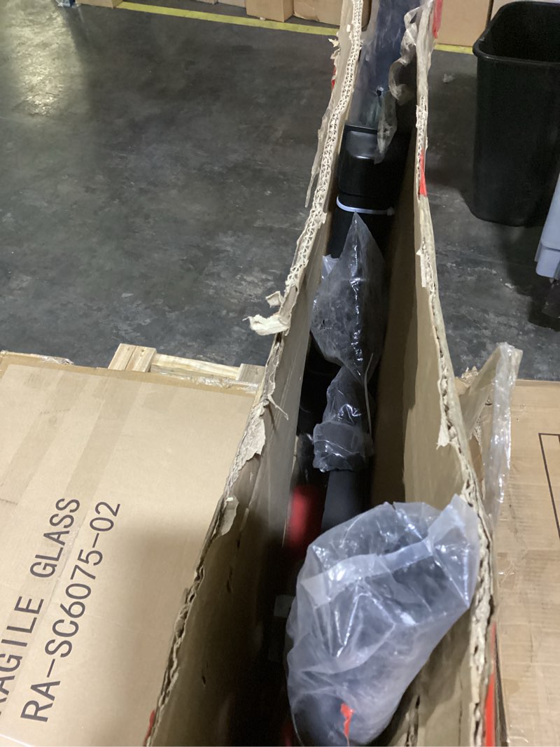 Condition photo showing Good Condition for Adjustable Walking Pad Handle only, 19.7 inch Wide, 38 inch Max Height, Red