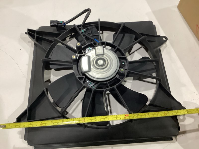 Condition photo showing New/Like New for automotive cooling fan. 15.5” x 18”