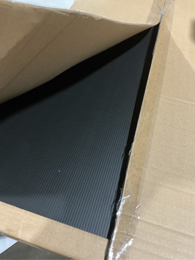 Condition photo showing Good Condition for Corrugated Plastic Sheet for Indoor and Outdoor Use - 3/16 Inch Thick Poster Board, 24x36 Inches Pack of 2 Black Board Sheets Waterproof Coroplast Lightweight Blank Yard Signs Black - 2 Pack