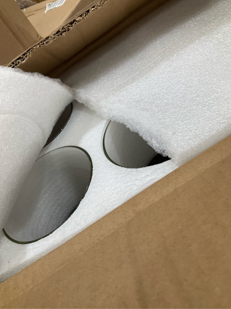 Condition photo showing Good Condition for 6 pcs glass cylinder vases bulk for centerpieces decorative tall cylinder vase floating candle holders clear flower vase for tables wedding party home formal dinners decorations (16 x 4 inch)