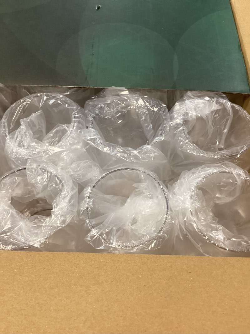 Condition photo showing Good Condition for focusline 32 pack plastic wine glasses stemless, 12 oz crystal clear disposable wine cups, reusable plastic wine glasses for parties weddings, shatterproof recyclable and bpa-free 12oz-32-clear