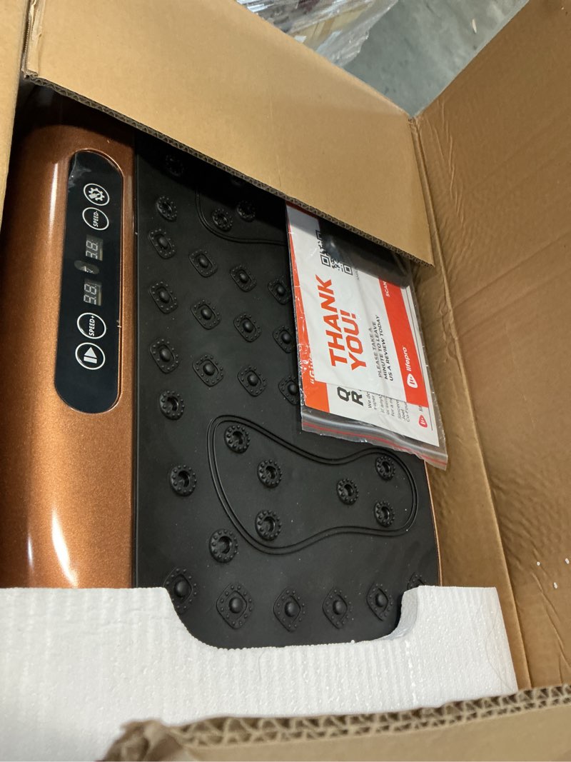 Condition photo showing item condition for Lifepro Vibration Plate Exercise Machine with Magnetic Acupoints - Full Body Vibration Platform for Beginners and Recovery - Ideal Lymphatic Drainage Massager for Muscle Toning and Overall Fitness