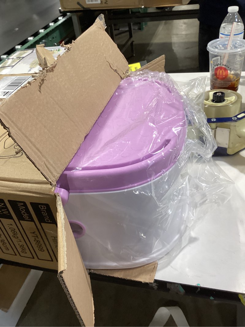 Condition photo showing Good Condition for 3-in-1 Potty Training Toilet, Portable Potty, Potty Training Seat and Toddler Step Stool, Easy Setup and Clean, Anti-Slip Toddler Potty Trainer for Boy Girl,Lavender Baby Purple