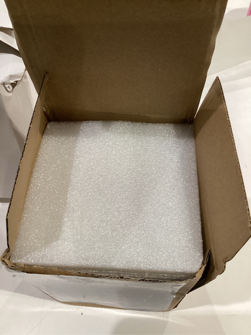 Condition photo showing New/Like New for Ceramic Airtight Storage Jar with Bamboo Lid, 31oz Checkerboard Pattern Canister for Nuts, Coffee, Tea, Sugar, Spices, Kitchen Counter Organizer, Black White Gold Accent (Black) 3.5"x6.2"