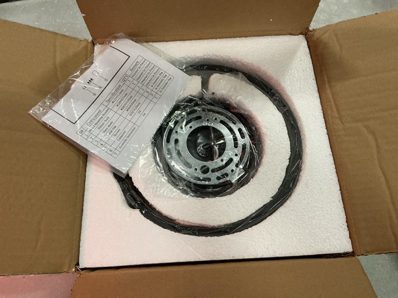 Condition photo showing New/Like New for glass ceiling light, black semi flush mount with hammered glass shade, farmhouse light fixture for hallway, bathroom, entryway, kitchen,living room