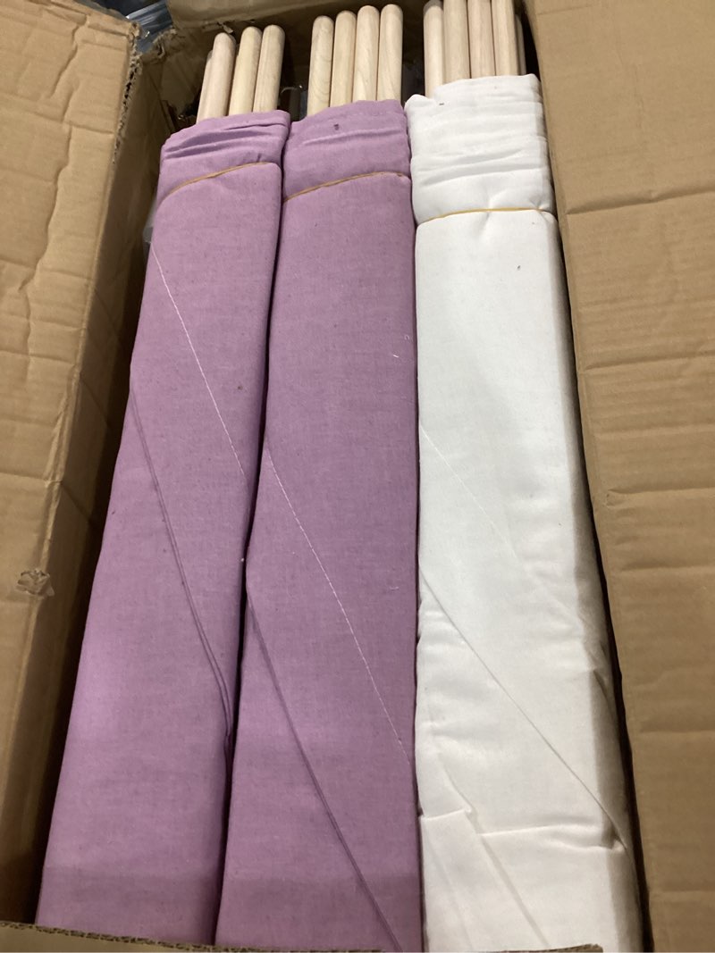 Condition photo showing New/Like New for 6 Pack Sleepovers Teepee Tent for Kids Bulk with Mattress Sheet Light,Natural Cotton Washable Indoor Play Tent for Birthday Slumber Party Girls Boys Pajama Movie Night Supplies(Pink, Purple, White)