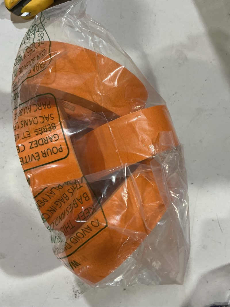 Condition photo showing New/Like New for frogtape prograde orange painters tape, 1.5 inch wide (1.41 in. x 60 yds), high adhesion, paint tape for indoor & outdoor applications, orange, 4 rolls (242808) 4 rolls, 1.41” x 60 yds