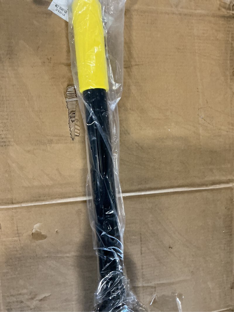 Condition photo showing As Is for 8-36 ft Long Christmas Light Hanger Pole with Utility Hook, Telescopic Extension Pole Multi-Purpose for Christmas String Lights Installation Painting Cleaning Without Ladder (Yellow) Yellow 36ft