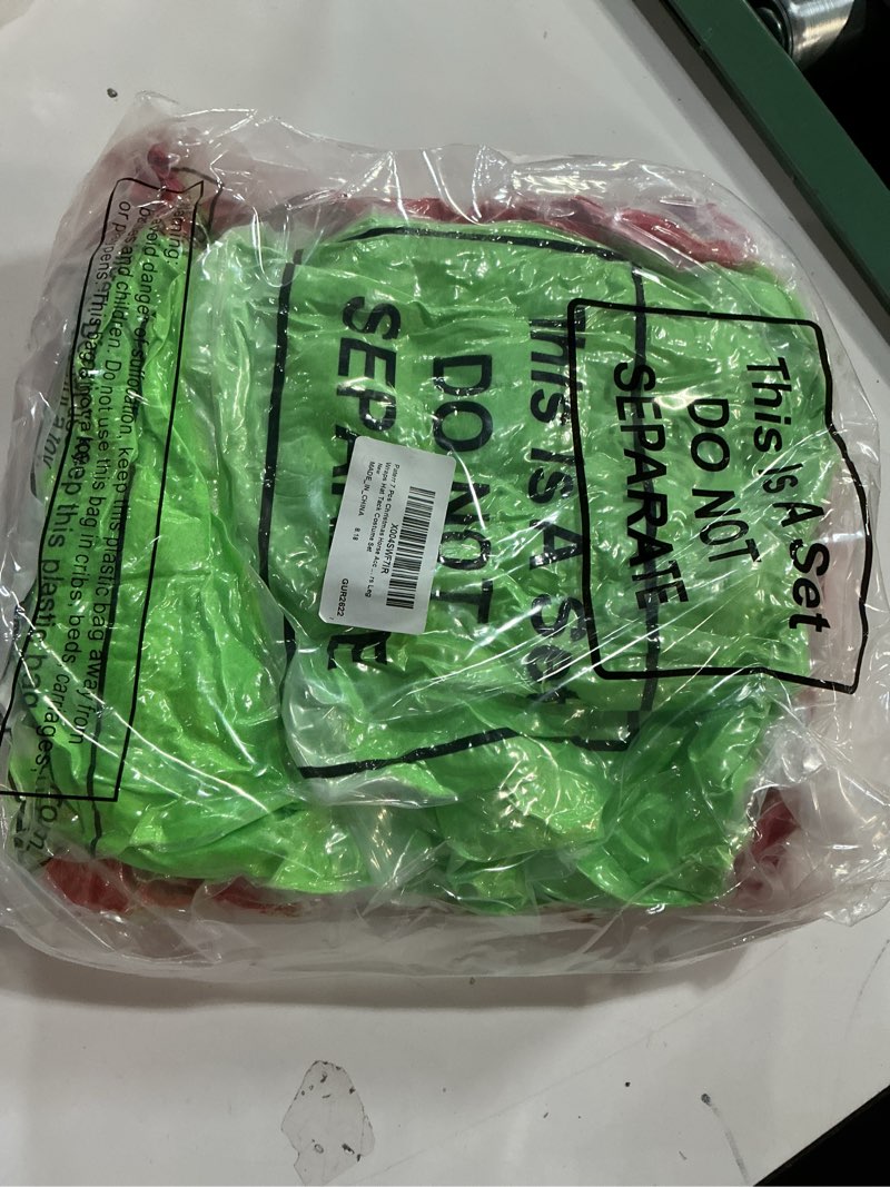 Condition photo showing New/Like New for Paterr 7 Pcs Christmas Horse Accessory Set Xmas Santa Elf Horse Cape Halters Leg Wraps Hat Tack Costume Set Red, Green Santa