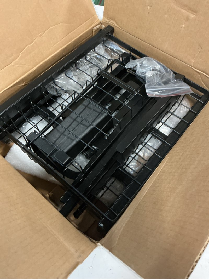 Condition photo showing Good Condition for Over The Sink Dish Drying Rack - Adjustable 2 Tier Large Capacity Stainless Steel Drainer with Cutlery & Utensil Holders, Kitchen Storage & Organization, 30"-33.9" L x 11" W x 21.5" H, Black Black Standard - 3 Baskets