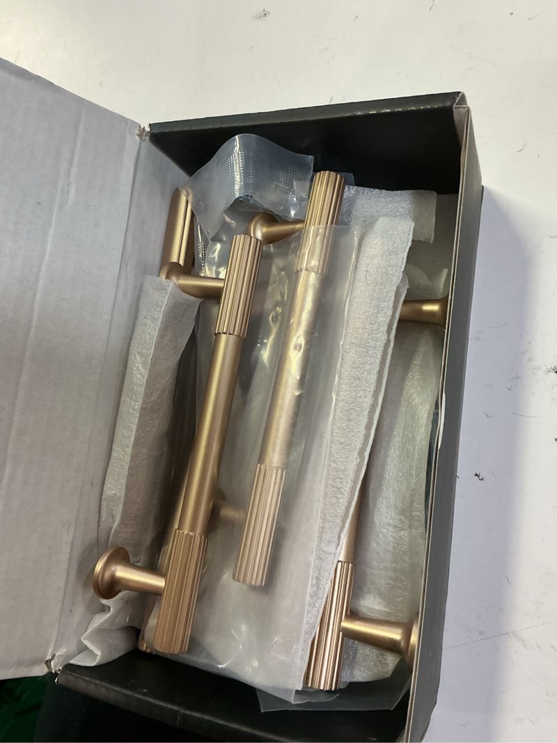 Condition photo showing Good Condition for Asidrama 10 Pack 3.75 Inch(96mm) Champagne Copper Cabinet pulls Kitchen Cabinet Handles, Cabinet Pulls Kitchen Cabinet Hardware for Cupboard Drawer Pulls