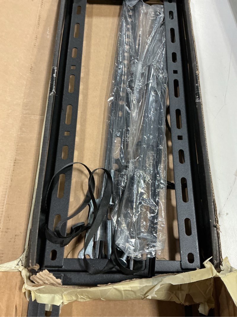 Condition photo showing As Is for pipishell tilt tv wall mount bracket low profile for most 37-85 inch led lcd oled plasma flat curved tvs, large tilting mount fits 16"-24" wood studs max vesa 600x400mm holds up to 132lbs 37"-85" tilt tv wall mount