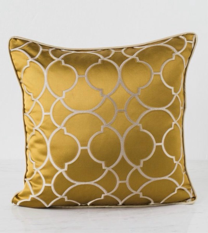 Moroccan Trellis Accent Pillow Cover color must 17x17 