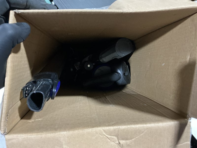 Condition photo showing As Is for shark | pet cordless vacuum cleaner | led headlights | removable handheld vacuum for pet hair | crevice tool & pet multi-tool included | 40min runtime | for carpet & hard floors | grey | ix141 pet cordless essential